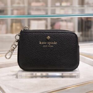 Kate Spade RUC Black Textured Coin Pouch